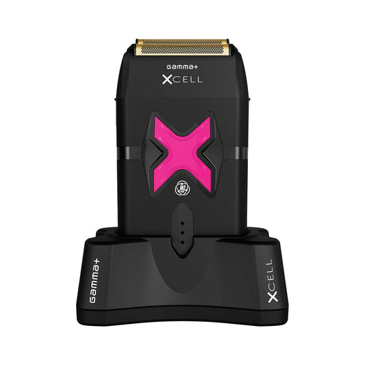 Gamma Piú XCELL Professional Electric Shaver - Powerful Cordless Titanium Foil Barber Tool