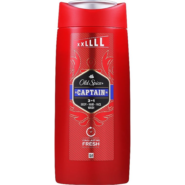 Old Spice Captain 3-in-1 Men's Refreshing Shower Gel & Shampoo 13.5 fl oz