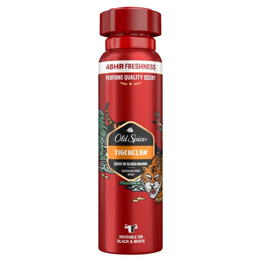 Old Spice Tiger Claw 48HR Freshness Deodorant Spray - Blood Orange Scent